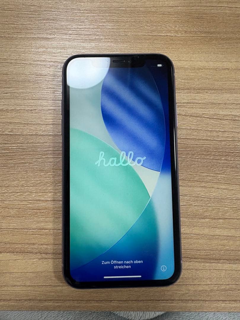 超美品　iPhone 11 128GBパープル初期化済みバッテリー最大容量87%