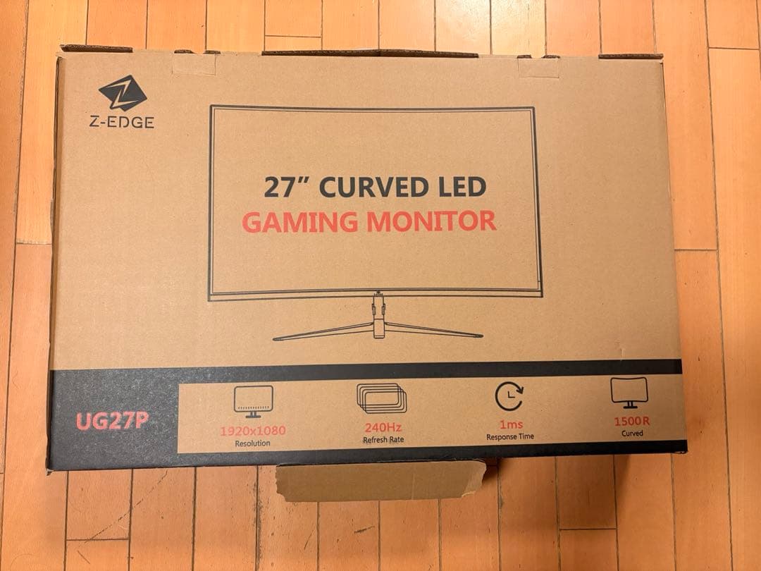 美品　Z-EDGE UG27P 240hz 27インチゲーミングモニター
