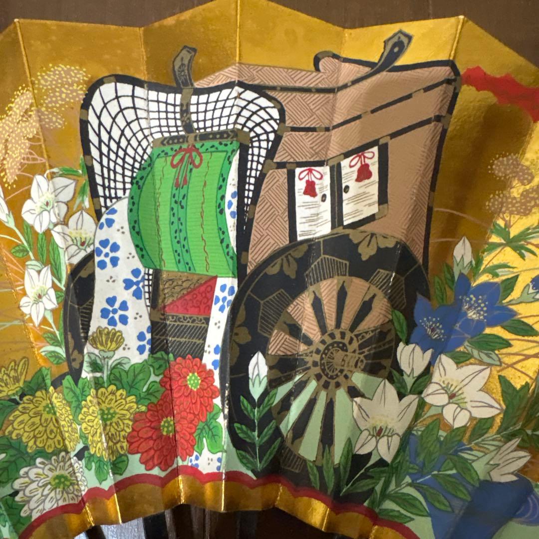 箱付き　京都　の　飾り扇子　舞扇堂