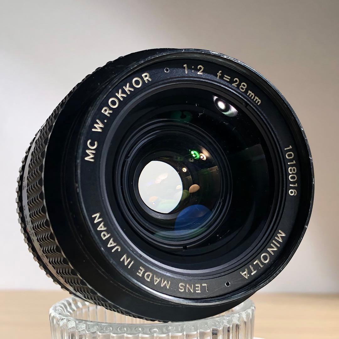 初期ロット？MINOLTA MC W.ROKKOR 28mm f2