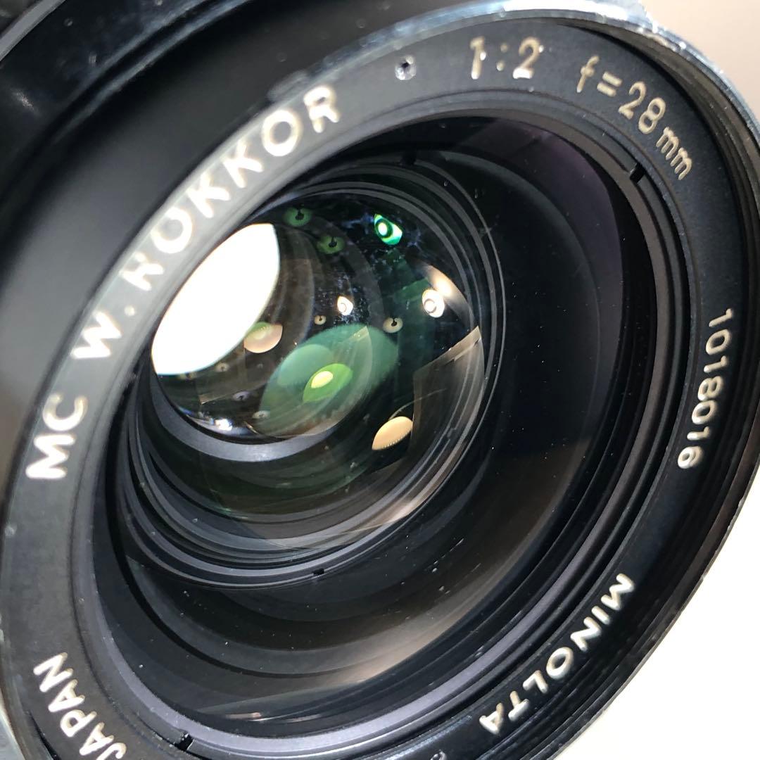 初期ロット？MINOLTA MC W.ROKKOR 28mm f2