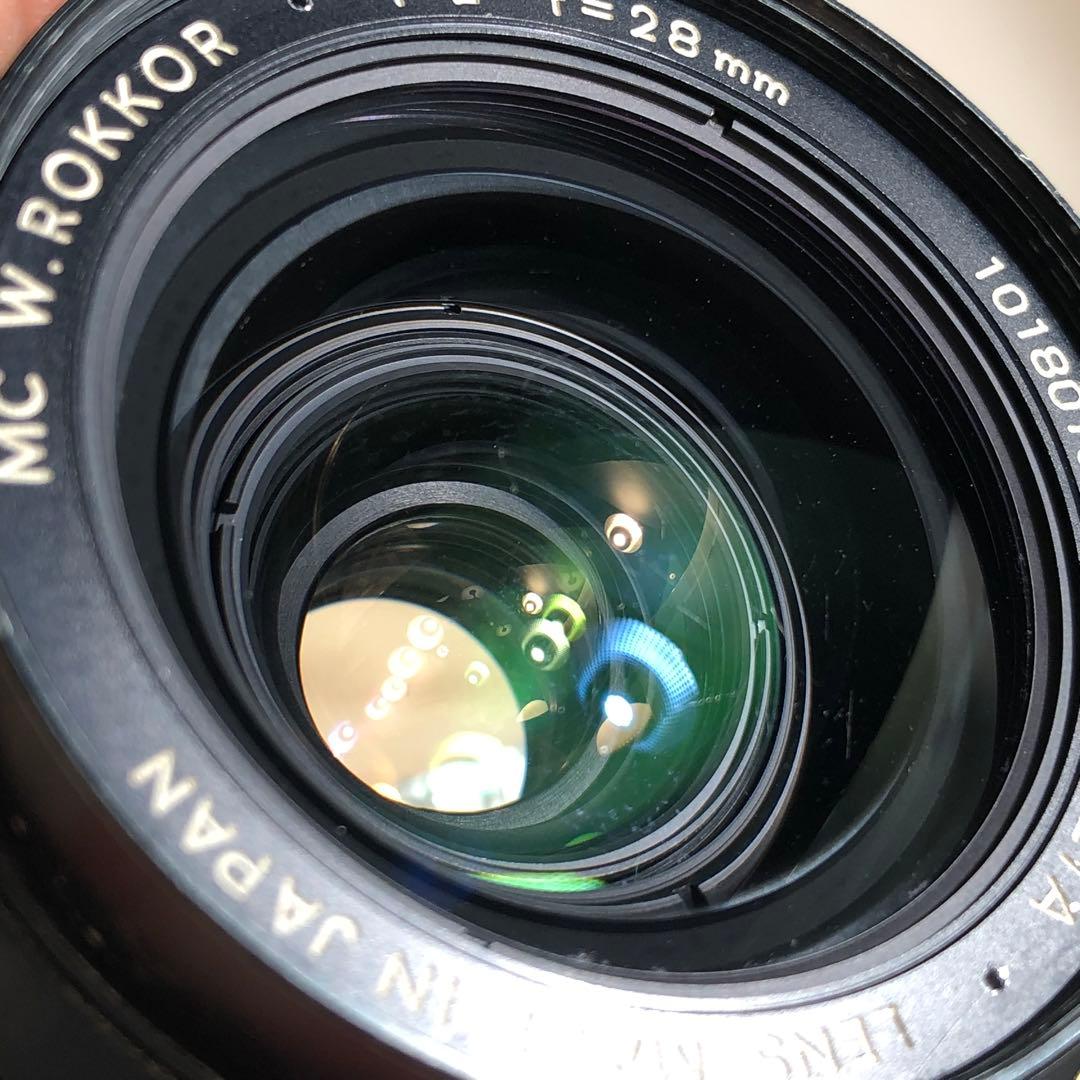 初期ロット？MINOLTA MC W.ROKKOR 28mm f2