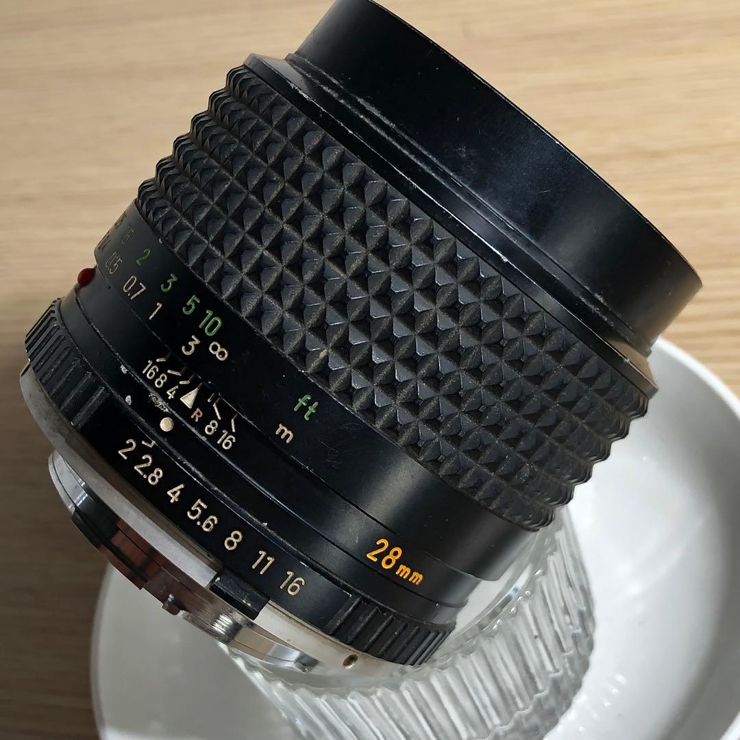 初期ロット？MINOLTA MC W.ROKKOR 28mm f2
