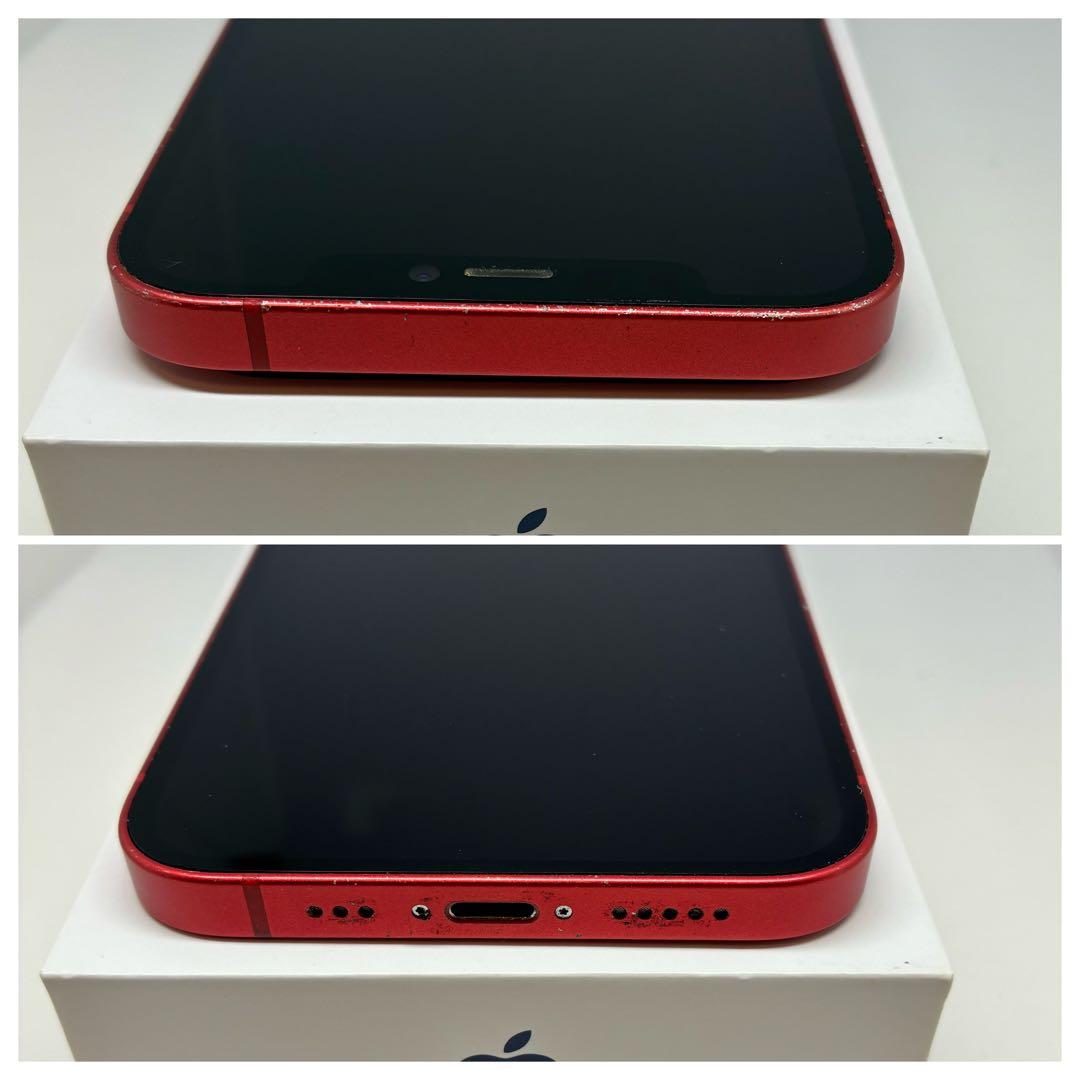 【超美品】iPhone 12 128GB レッドSIMフリー 新品電池100%