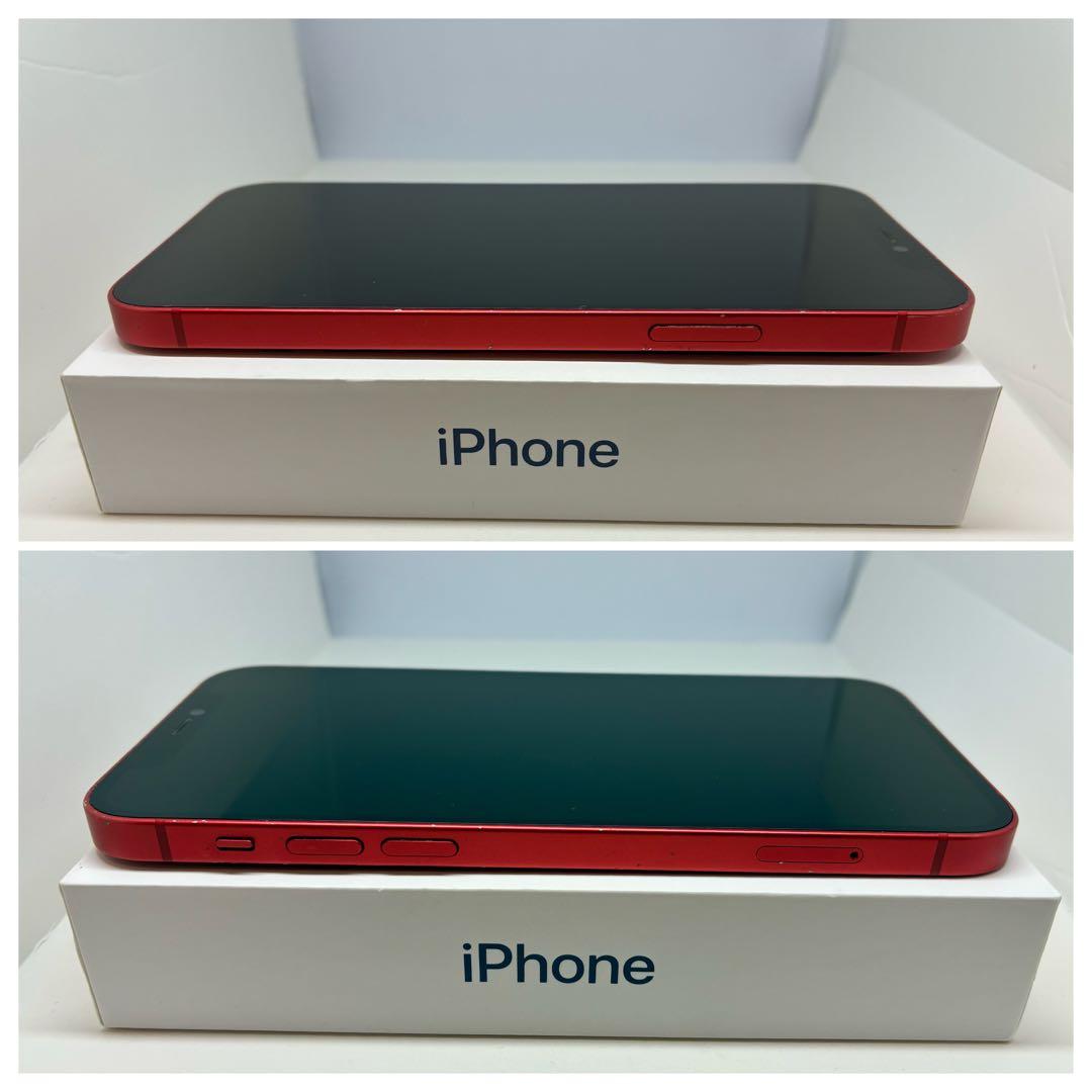 【超美品】iPhone 12 128GB レッドSIMフリー 新品電池100%
