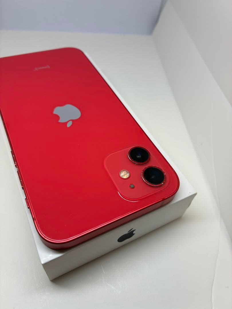 【超美品】iPhone 12 128GB レッドSIMフリー 新品電池100%