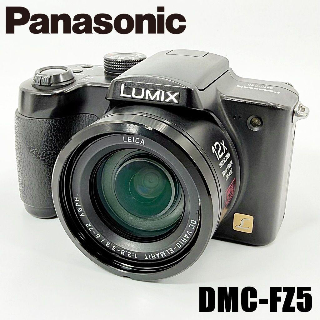パナソニック LUMIX DMC-FZ5 ブラック コンデジ カメラ 中古