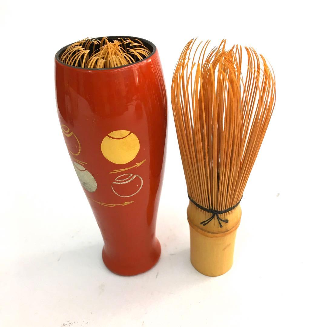 値下げしました。茶箱 指物師 仙水正之 ペルシャ鳥獣紋 小物8点