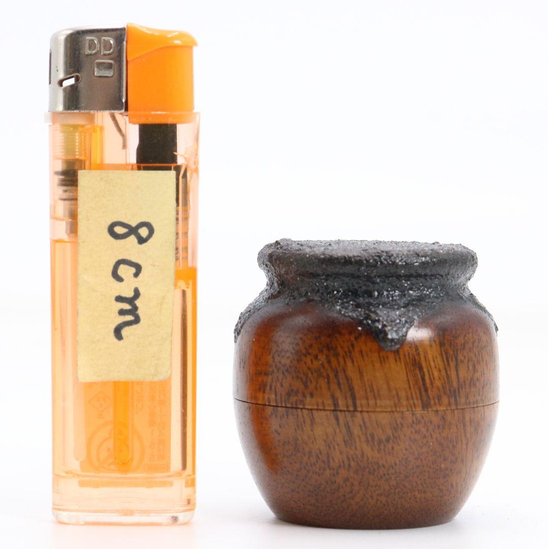 中村湖彩作 茶摘篭蒔絵 茶壷香合 茶道具 共箱共布　C1031