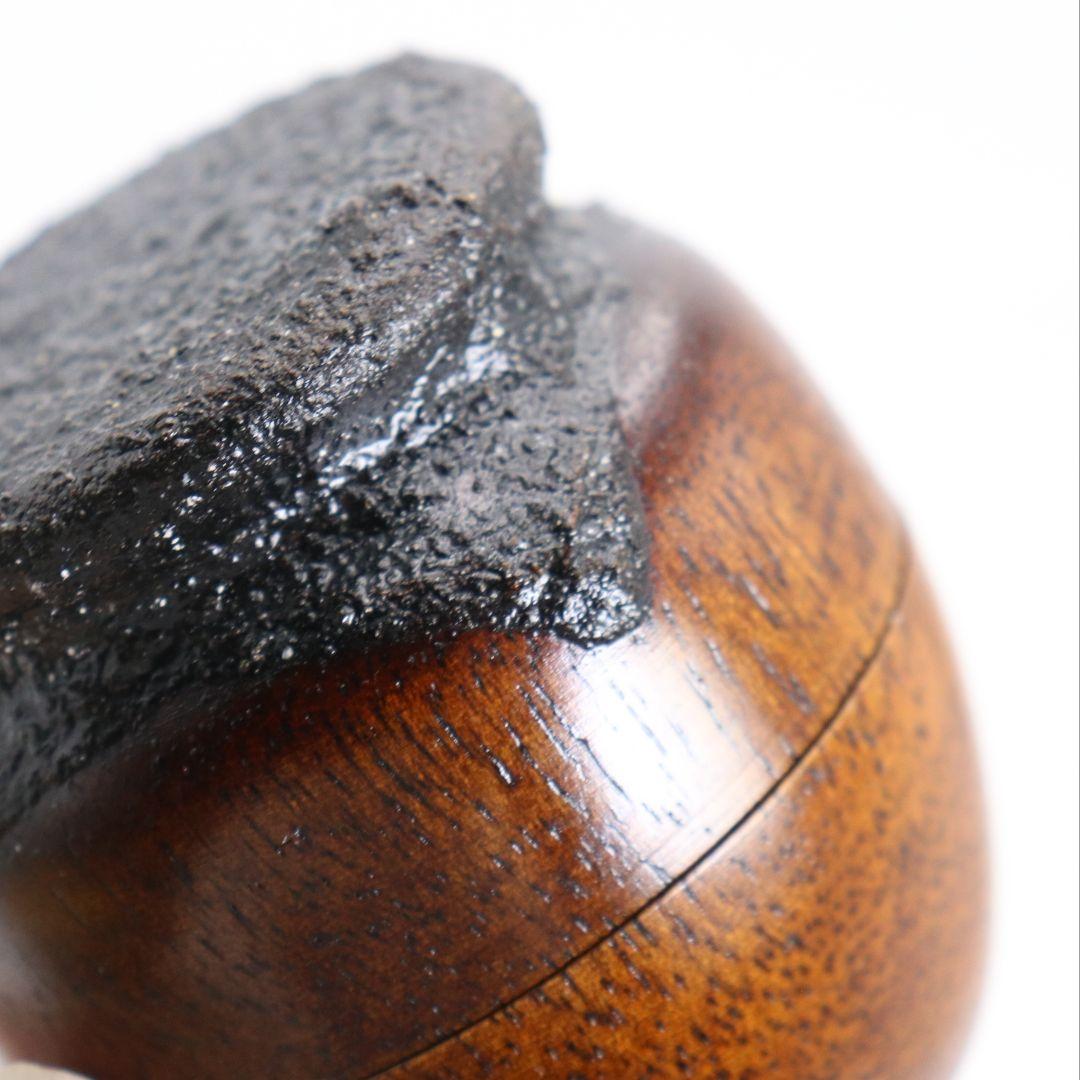 中村湖彩作 茶摘篭蒔絵 茶壷香合 茶道具 共箱共布　C1031