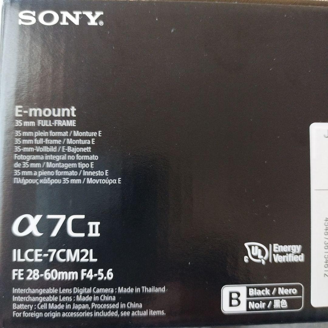 SONY α7CⅡ ILCE-7CM2L