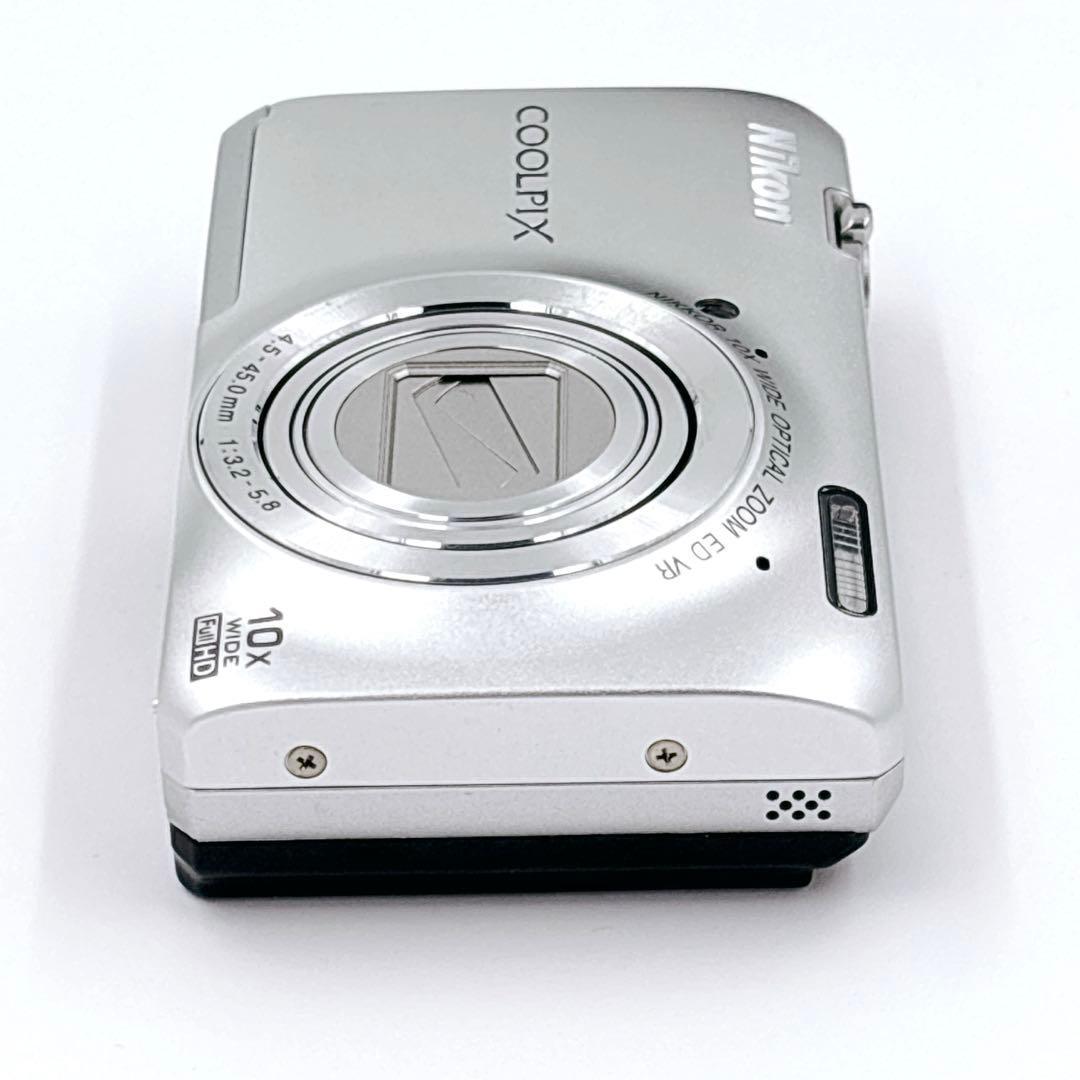 極美品 Nikon ニコン COOLPIX S6300 シルバー デジカメ