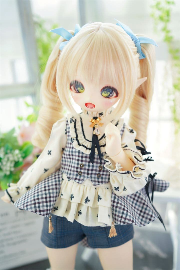 MH206 BJD 1/3 人形 ドール　用ウィッグ カツラ 耐熱 ハンドメイド