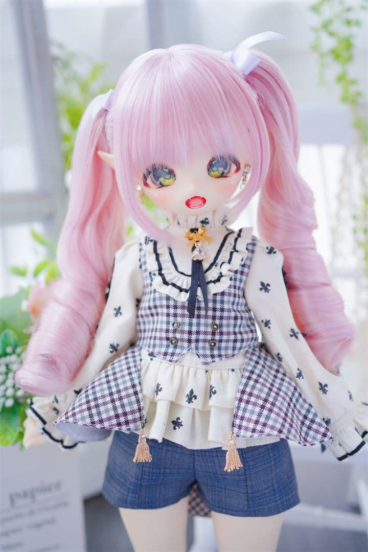 MH206 BJD 1/3 人形 ドール　用ウィッグ カツラ 耐熱 ハンドメイド