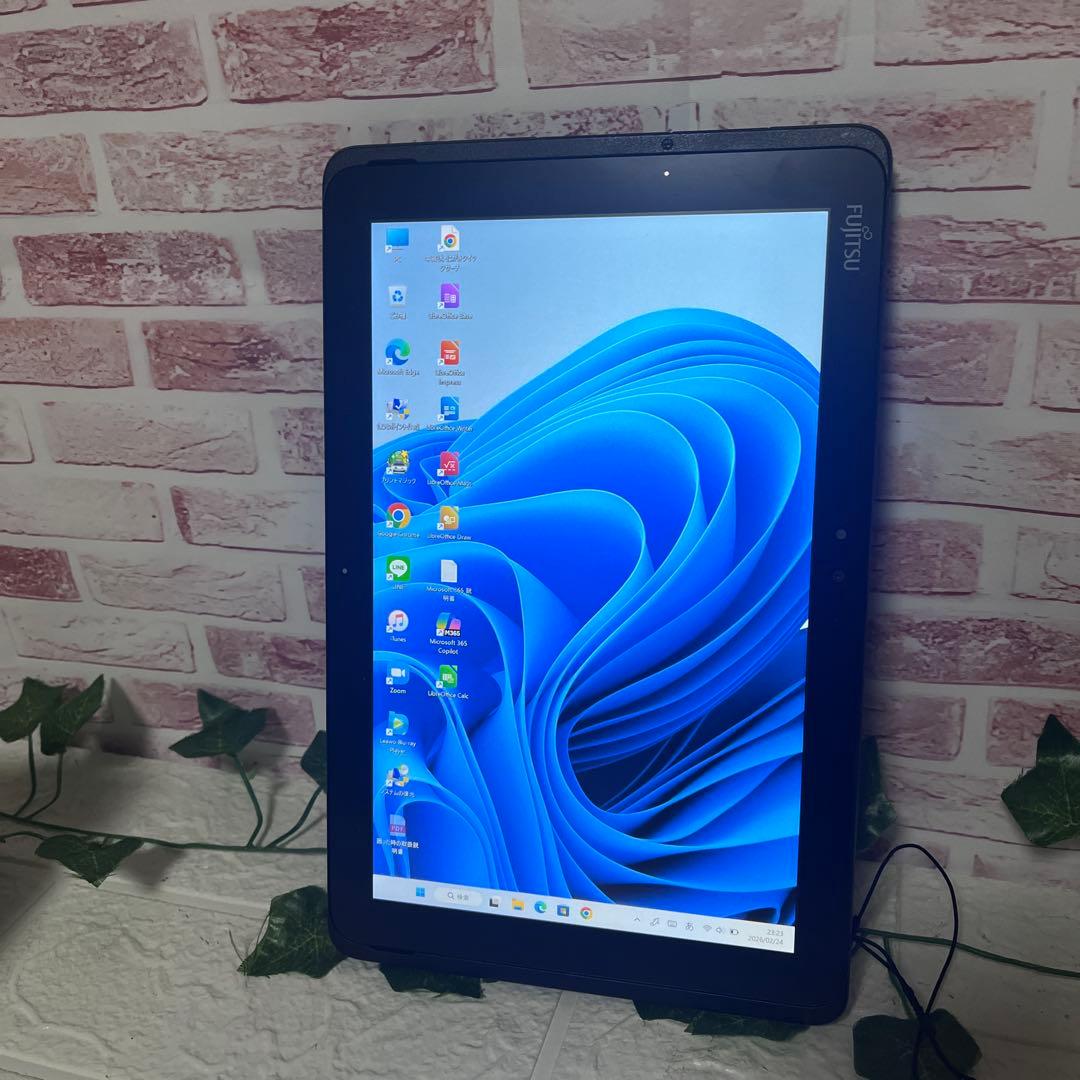 ★美品タブレット SSD128GB メモリ8GB★TypeC ノートPC181