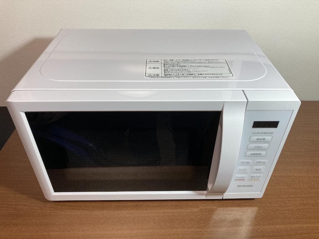 24年製 アイリスオーヤマ 電子レンジ IMB-T178-W 使用少美品