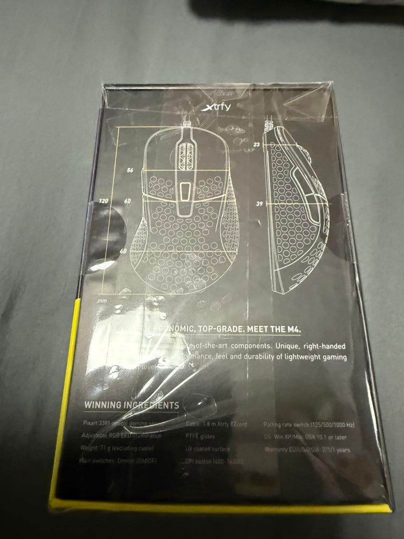 xtrfy M4 RGB ピンク ゲーミングマウス　未開封