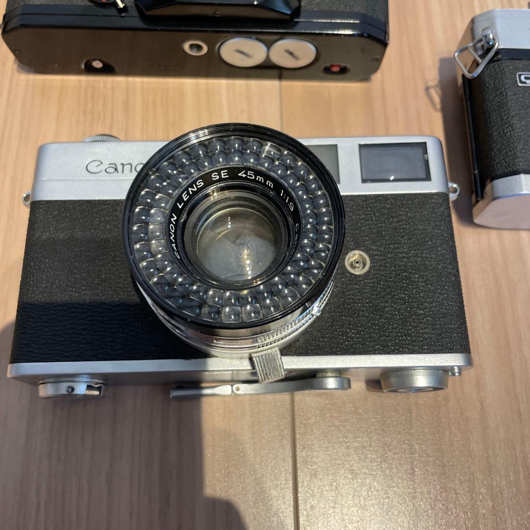 【動作品】Canon EF/FTb/Canonet フィルムカメラセット 3点