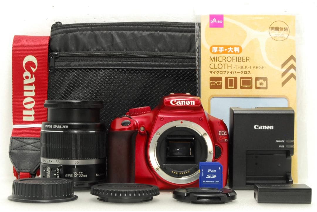 Canon EOS Kiss X50 ❤️スマホ転送 一眼レフカメラ レッド