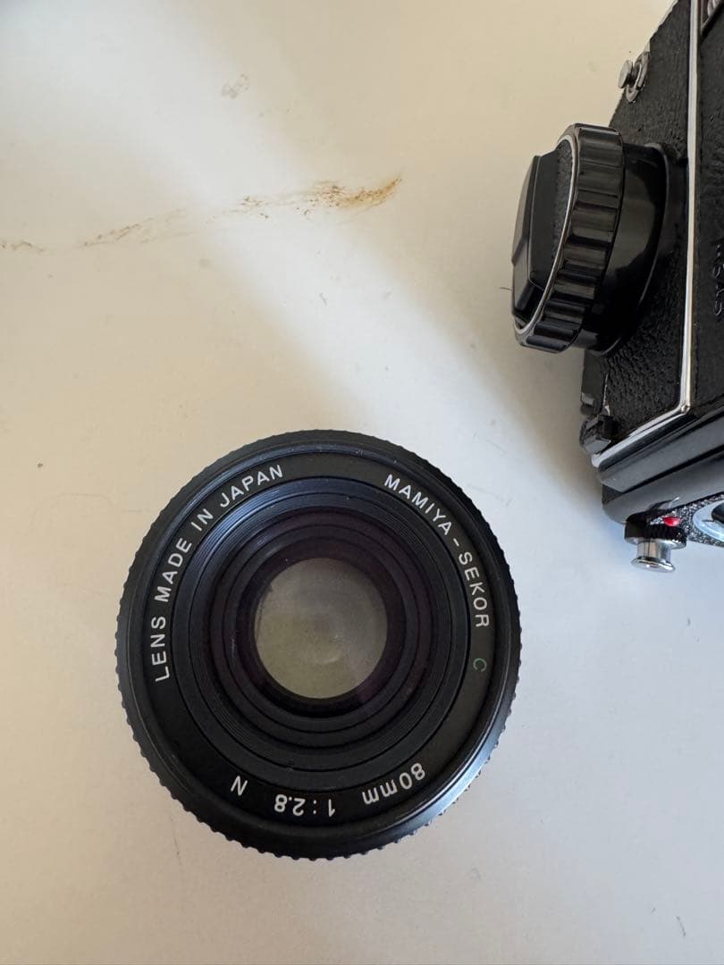 Mamiya 中判カメラ 80mm f/2.8故障品