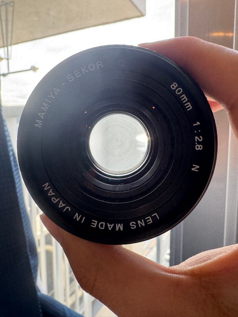 Mamiya 中判カメラ 80mm f/2.8故障品