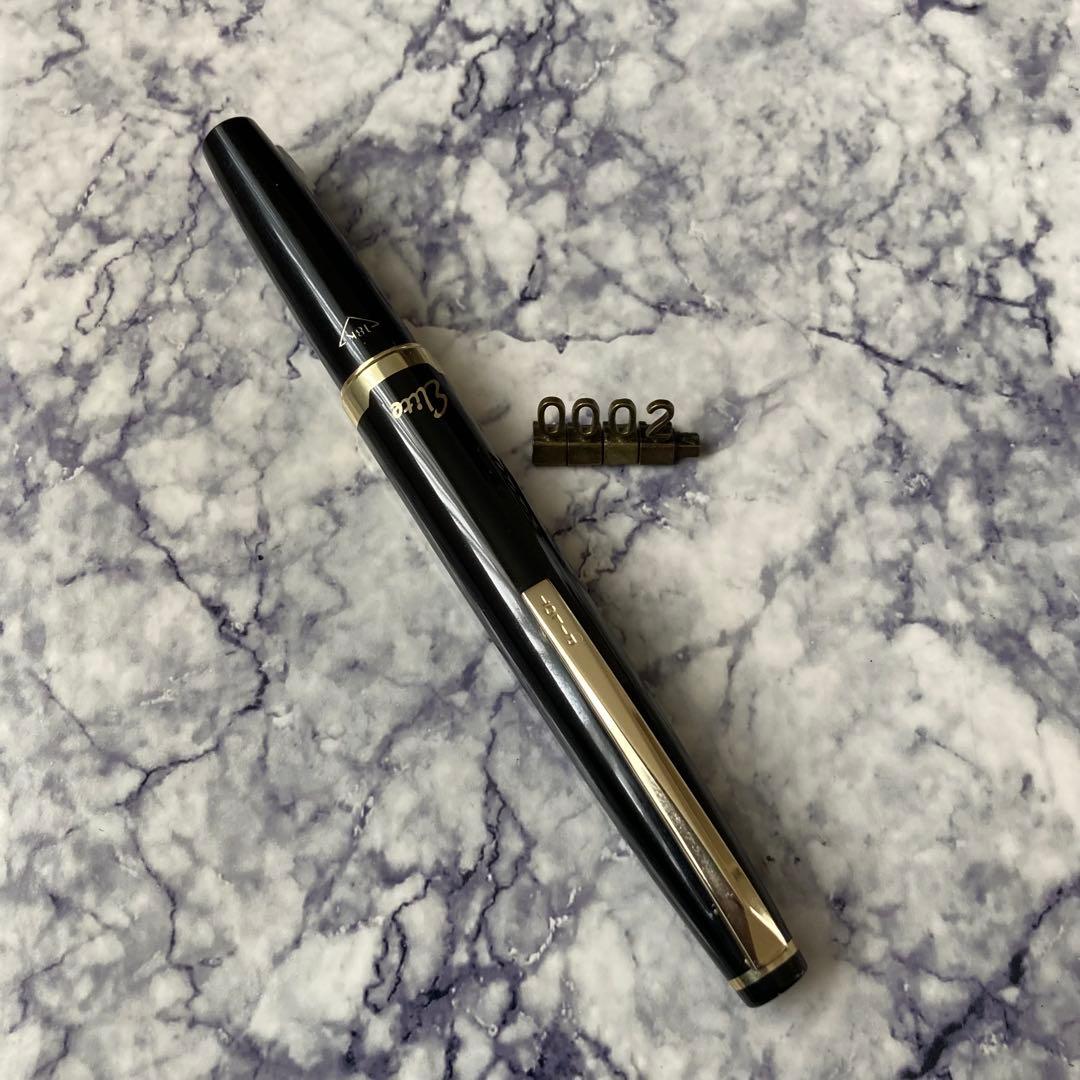 #0002 オーバーホール済み 万年筆 PILOT パイロット エリート18k