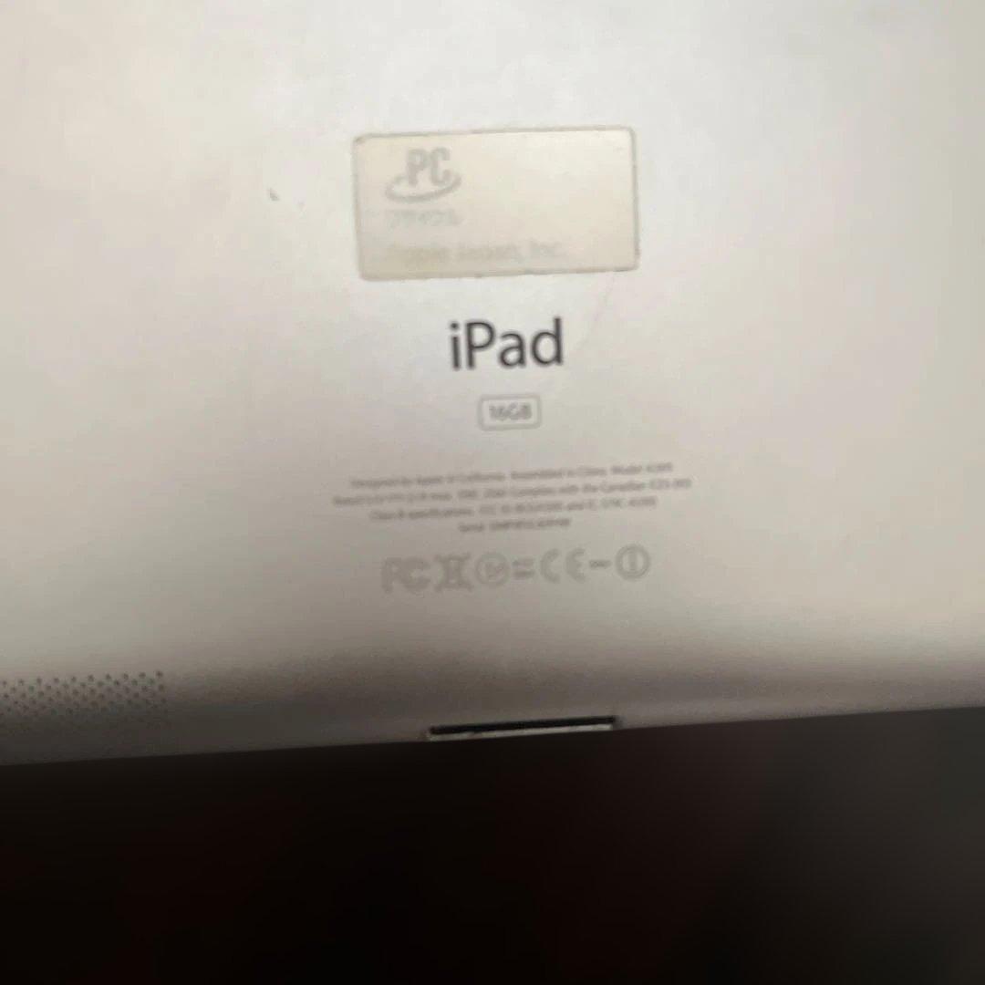 iPad 本体A1395充電ケーブル付き 第二世代 動作確認済み