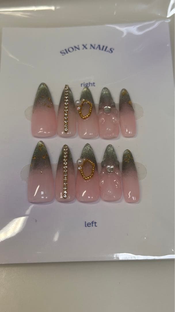 ネイルチップ・付け爪 press ons set by Sion K