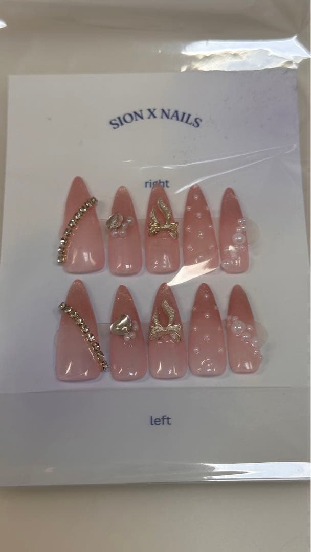 ネイルチップ・付け爪 press ons set by Sion K