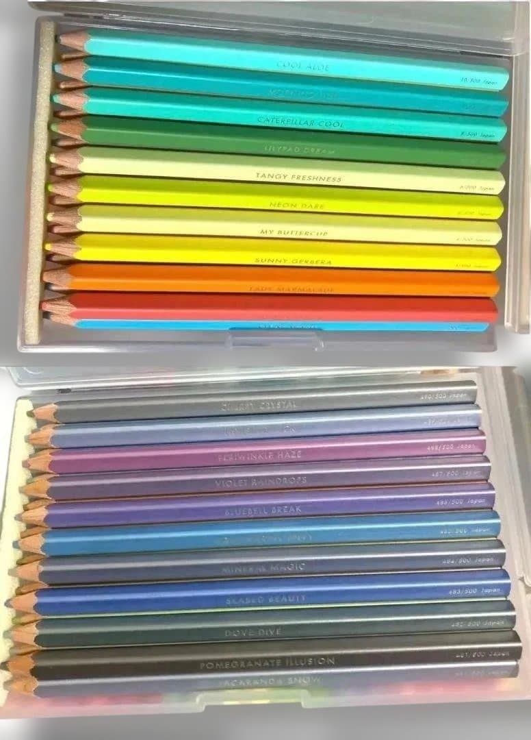 ほぼ 未使用 フェリシモ COLORED PENCILS 500色 色えんぴつ