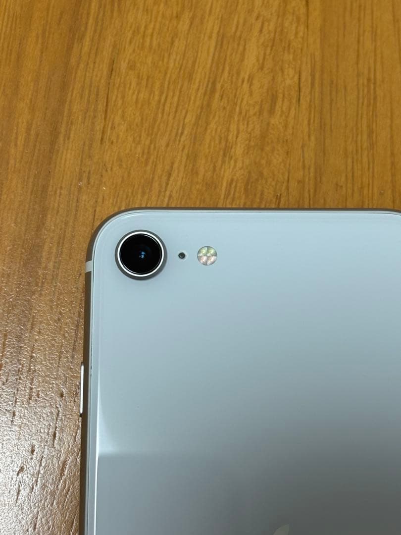 美品)iPhone SE 128GB ホワイト　SIMフリー　バッテリー100%