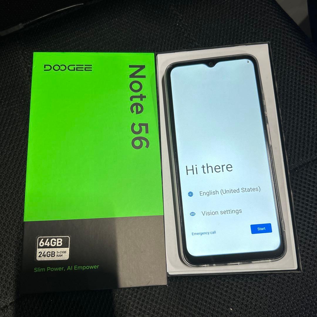 DOOGEE Note56 Android16 SIMフリー　64GB