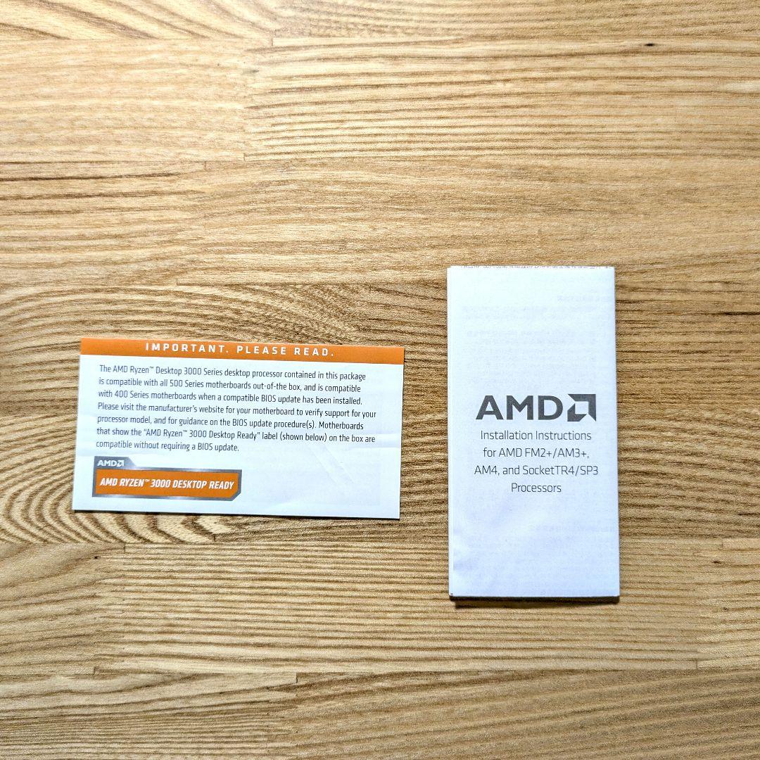 セット割引有　AMD Ryzen 5 3600 (リテールクーラー・箱・説明書)