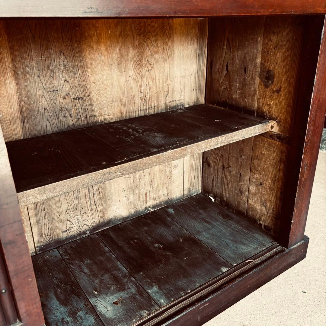 水屋箪笥 食器棚 膳棚 水屋 収納棚 アンティーク家具 和家具 骨董