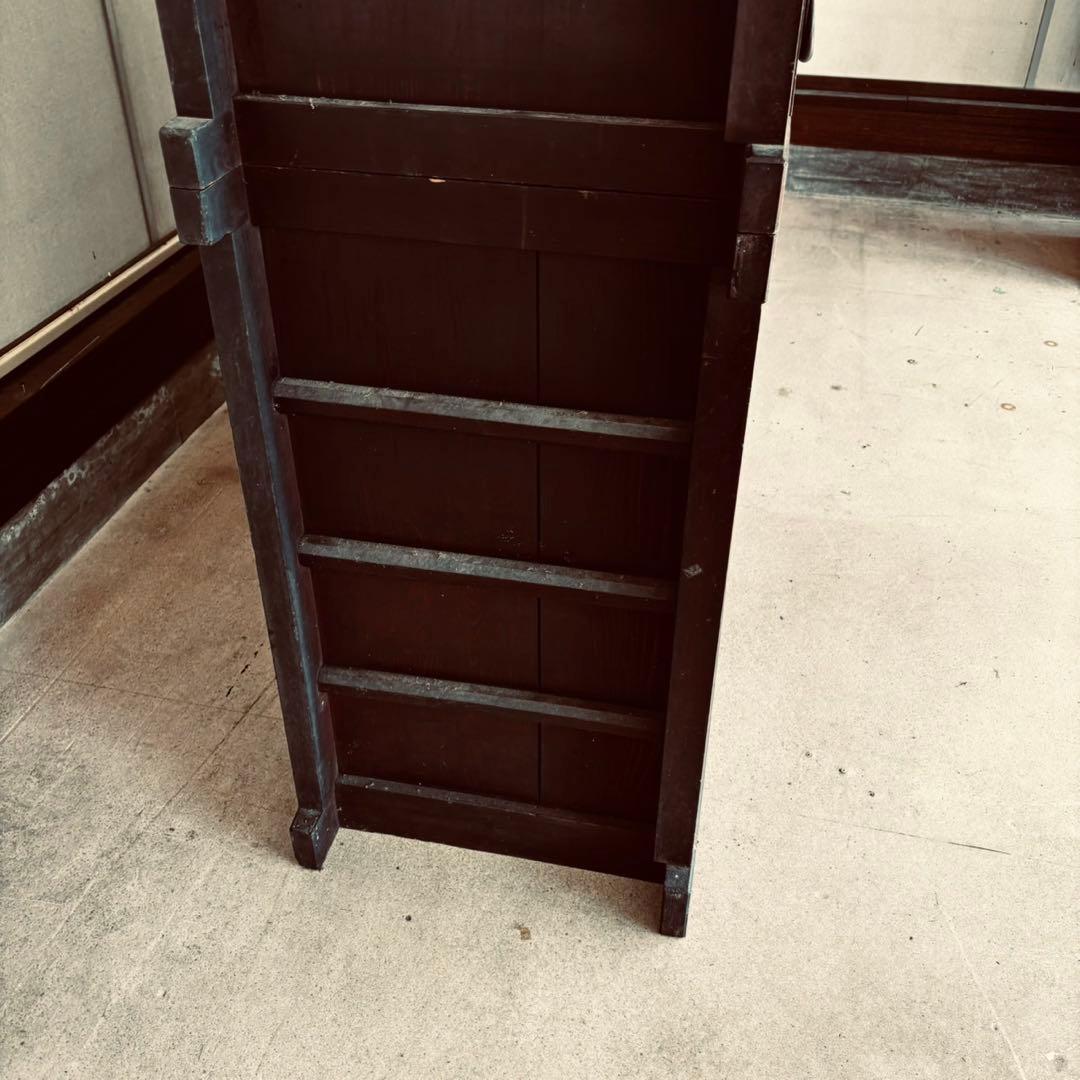 水屋箪笥 食器棚 膳棚 水屋 収納棚 アンティーク家具 和家具 骨董
