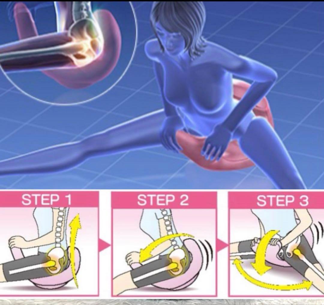 開脚名人【ピンク色】柔らか美人 開脚ベター 健康器具クッション