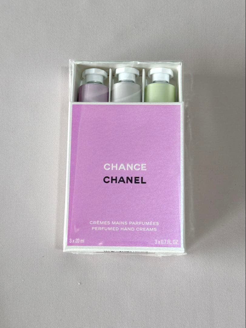 【新品未開封】CHANEL チャンス クレーム マン ハンドクリームセット 3本