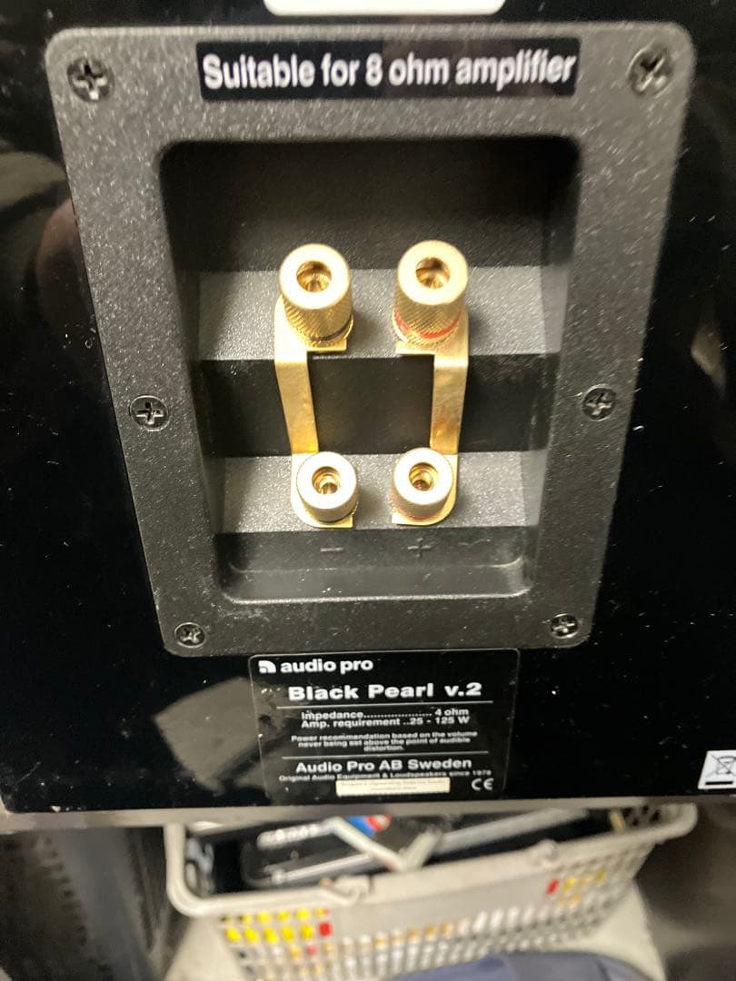 □Audio Pro ブラックパールBlack Pearl v.2スピーカー黒③