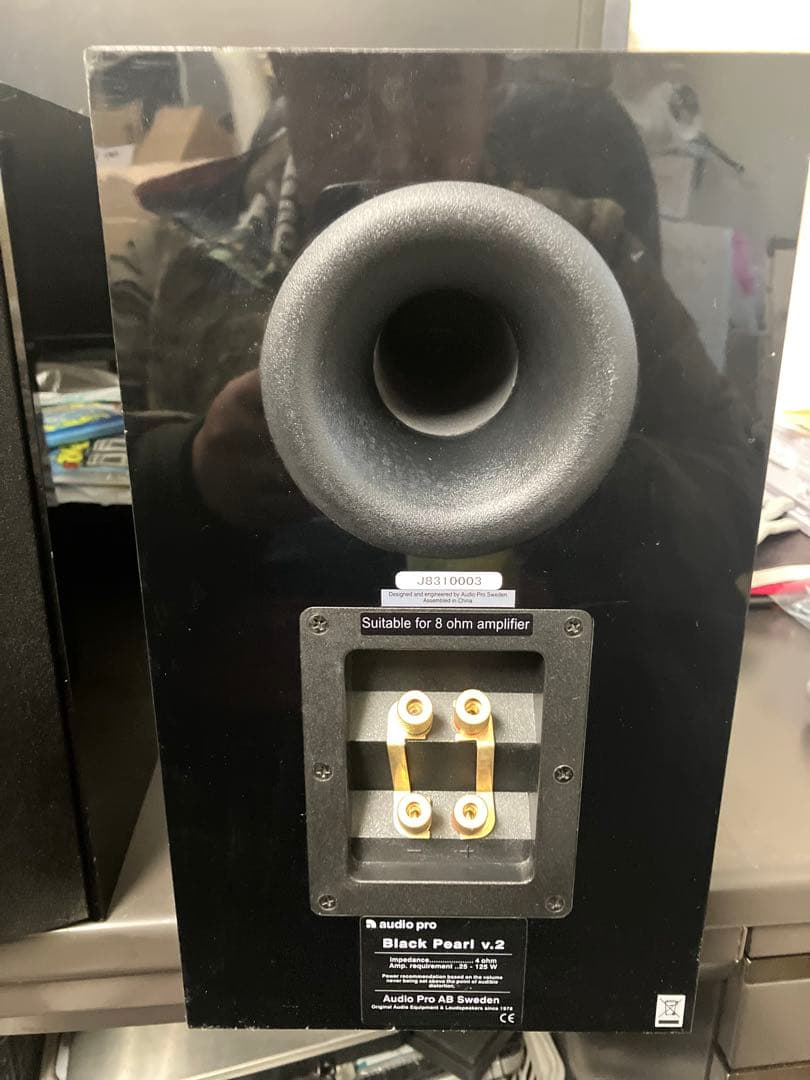 □Audio Pro ブラックパールBlack Pearl v.2スピーカー黒③