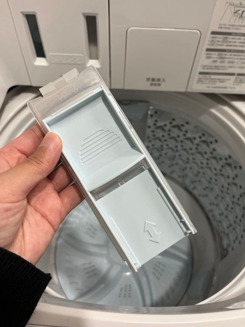 【バナナ】 東芝 全自動洗濯機 8kg 美品 洗剤自動投入 長期保証付き