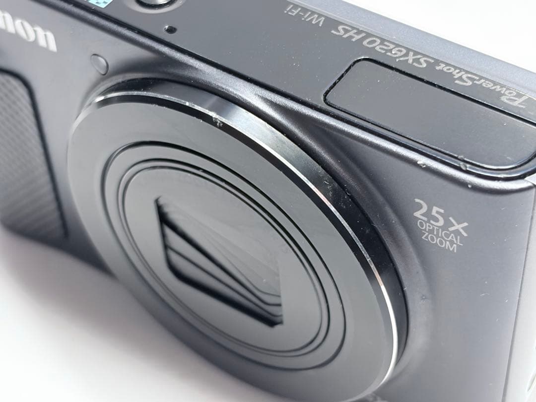 Canon SX620 HS ブラック WiFi 光学25倍 コンデジ