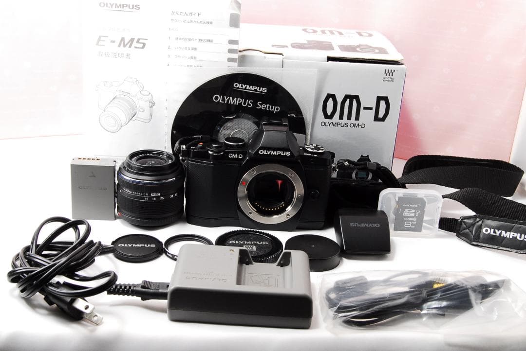 〓シャッター数3125回〓オリンパス E-M5 ミラーレス 14-42mm Ⅱ