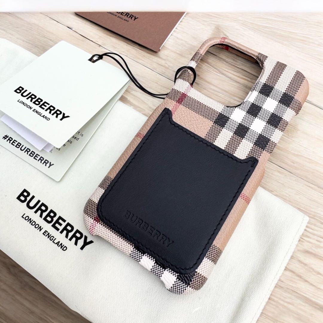 新品！　Burberry バーバリーチェック　iphone 14 pro ケース