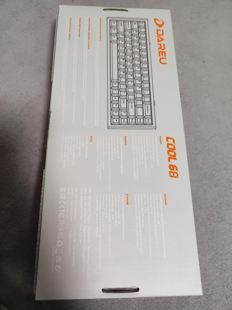 【新品】DAREU COOL68 ゲーミングキーボード ラピッドトリガー対応