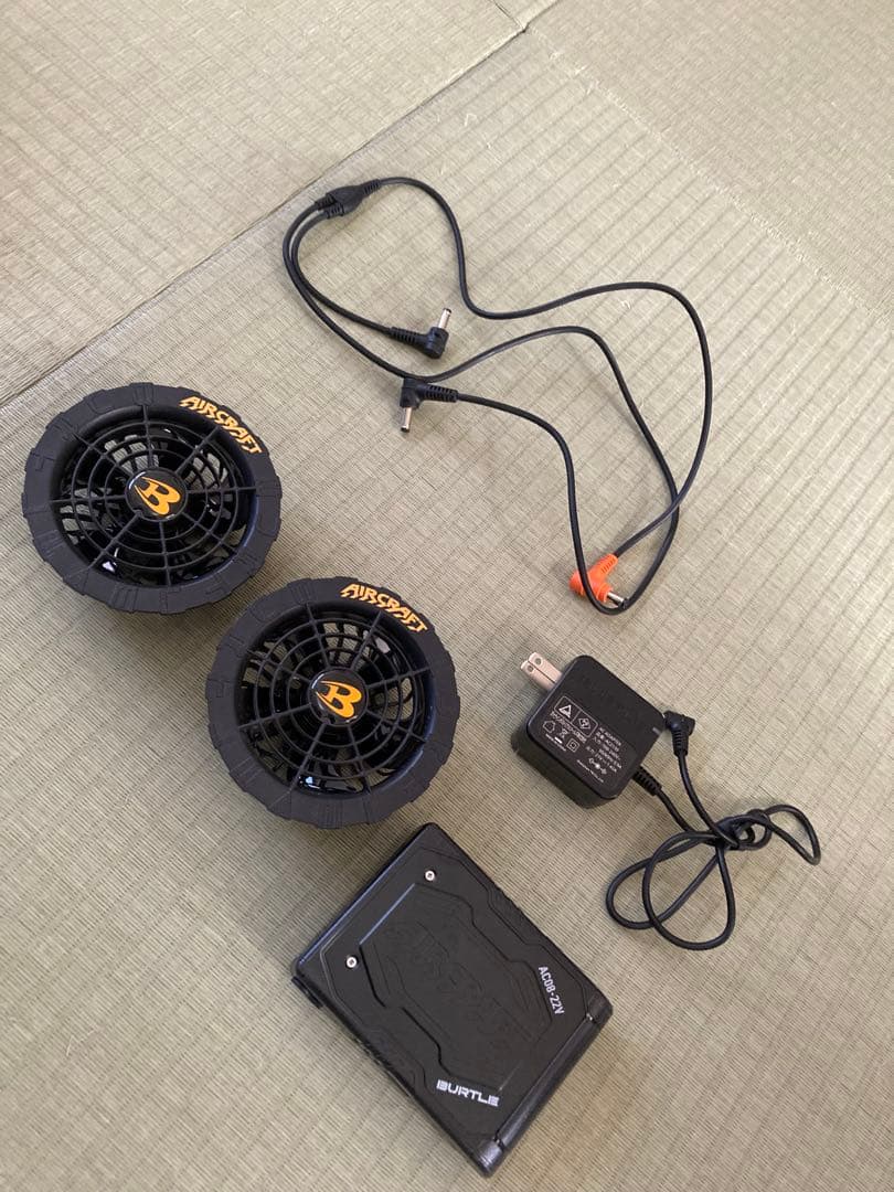バートル 空調服 エアークラフト 22v バッテリーAC1156 Mサイズ半袖