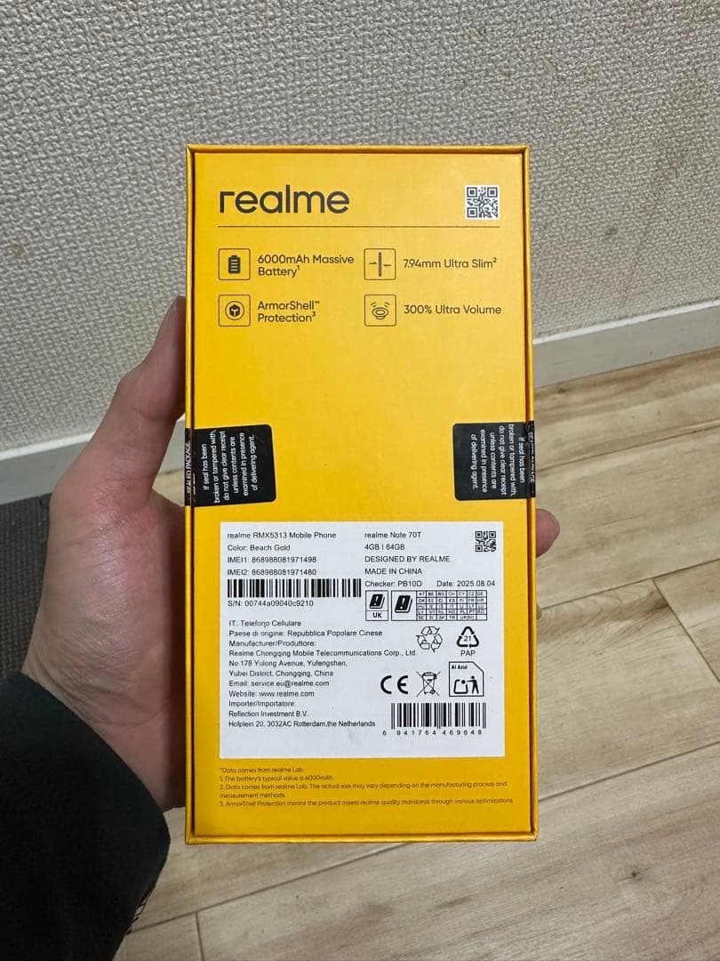 realme Note 70T 4+64GB 本体 2台セット