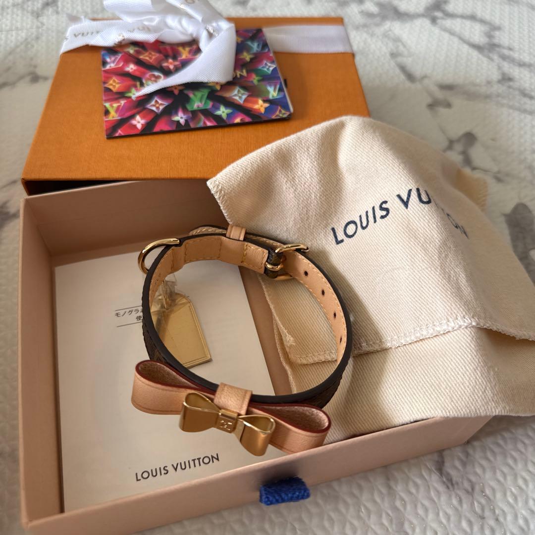 【新品未使用】　LOUIS VUITTON ルイヴィトン　犬　リード　首輪　S