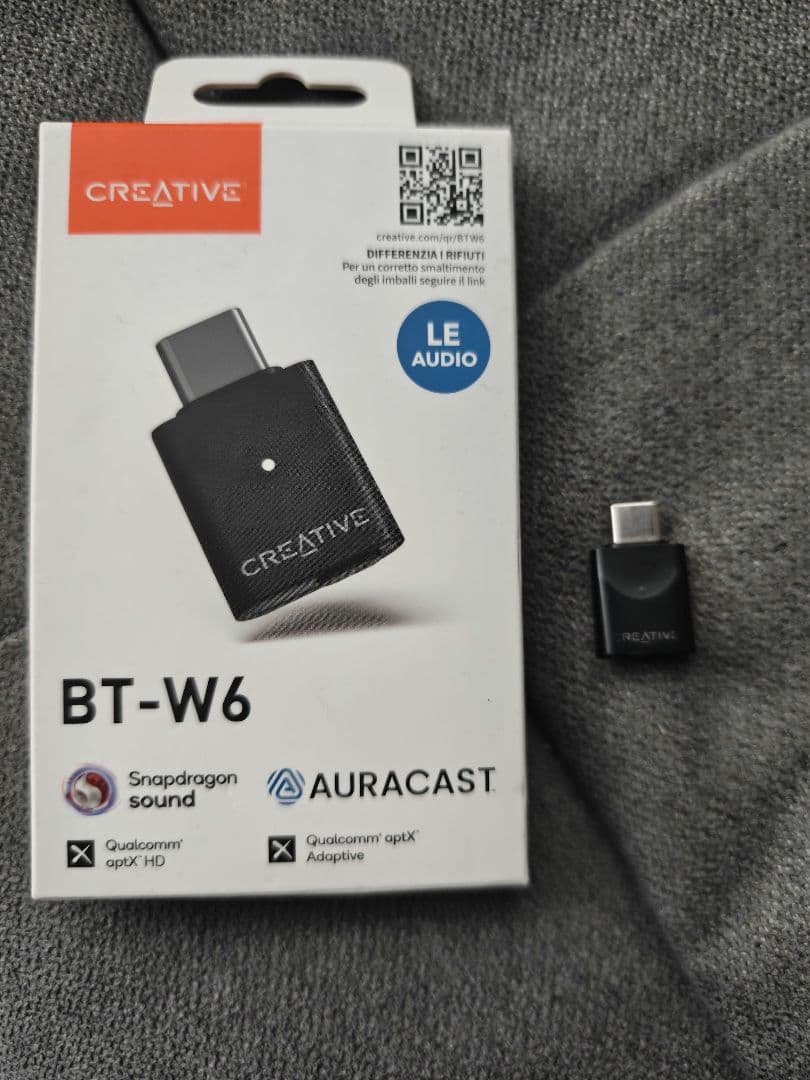 Final ZE8000 と creative BT-W6 セット
