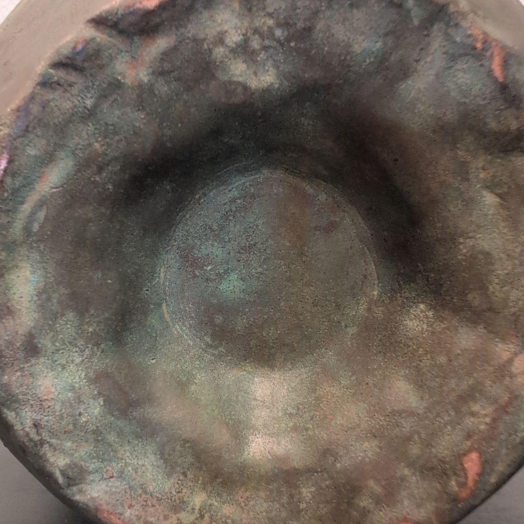 茶道具　釣瓶落とし　銅製　水指　花器／釣瓶水次