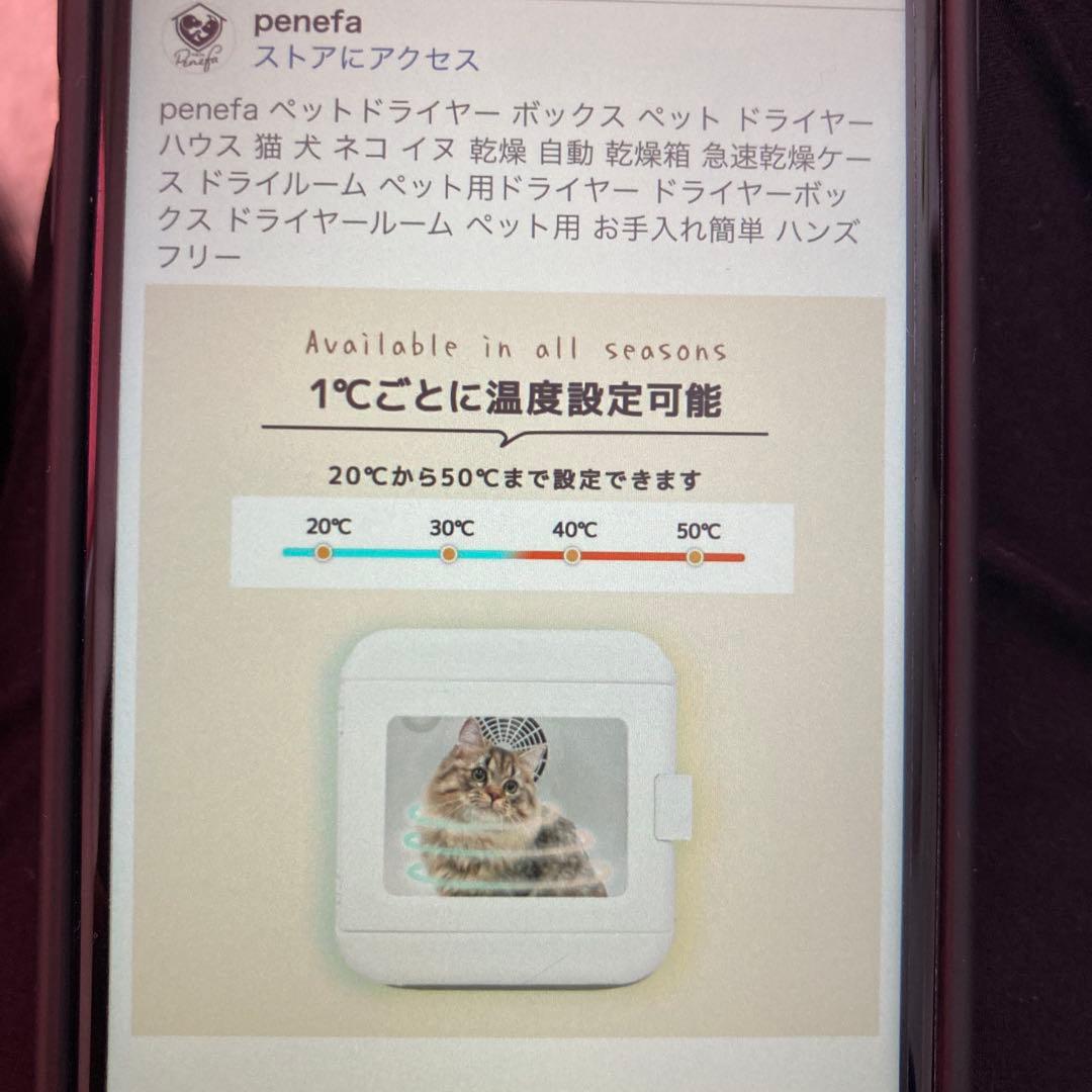 ペット用ドライヤー ホワイト